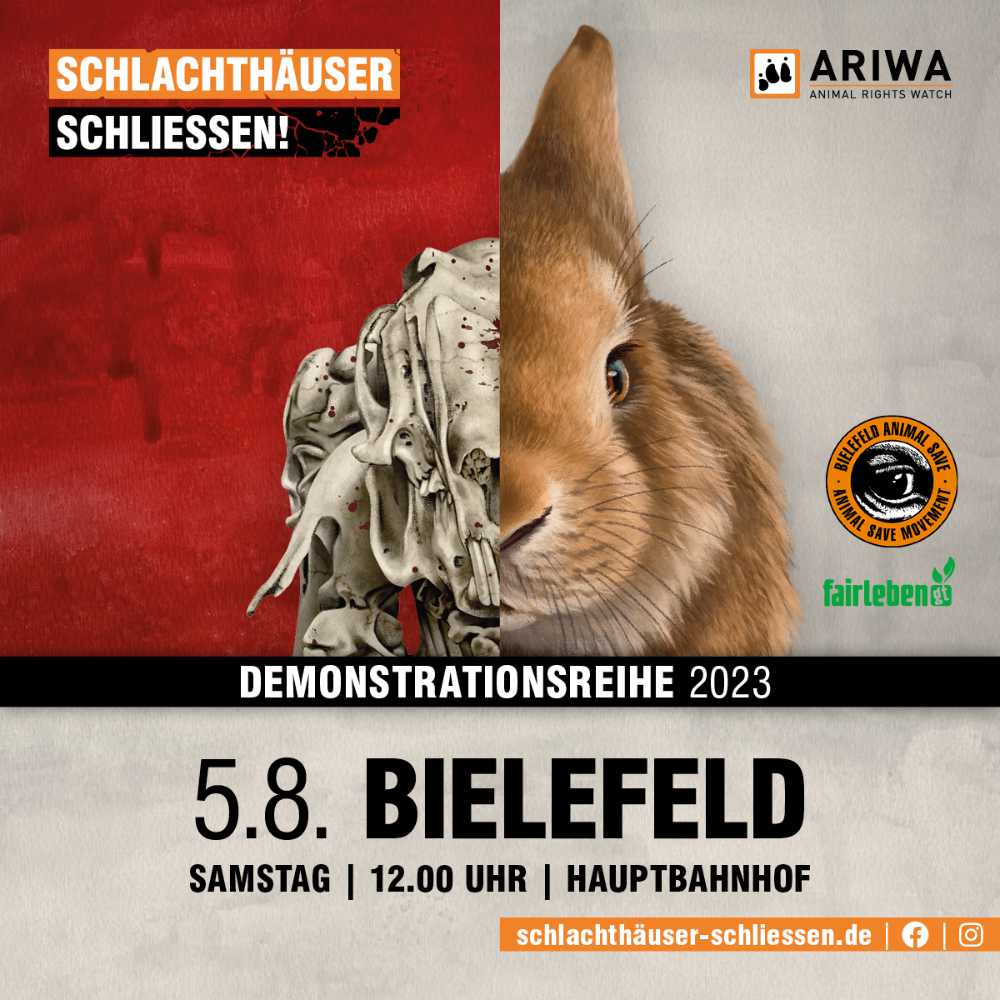 Bielefeld für die Schließung aller Schlachthäuser