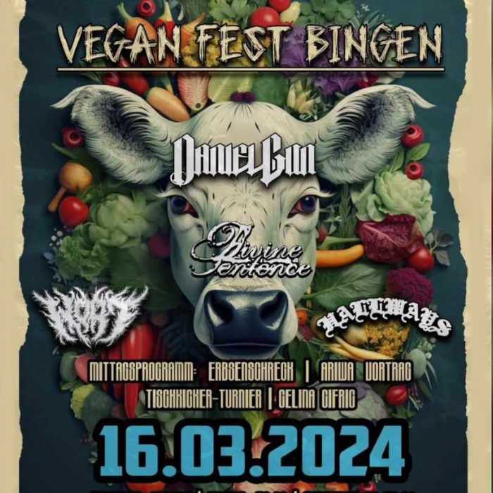 Essensstand auf dem Veganen Fest in Bingen