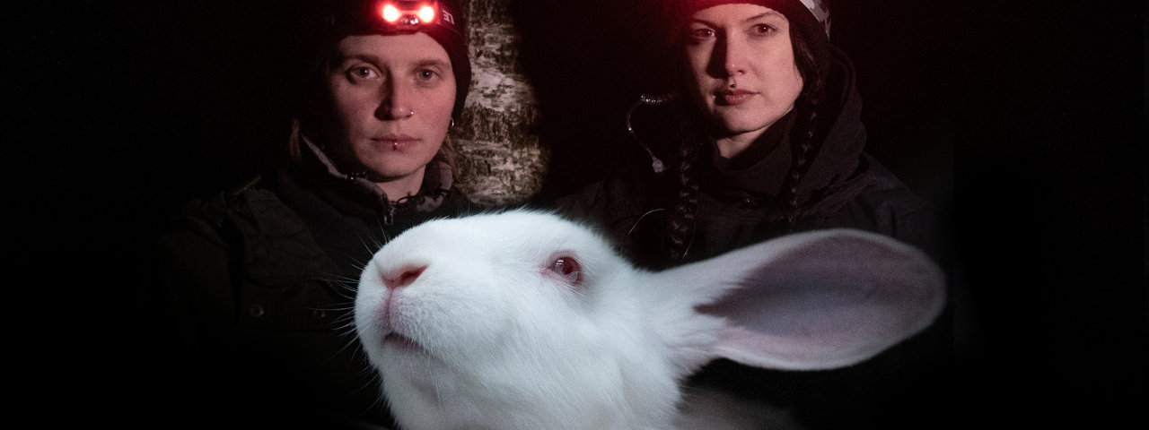 Kaninchenbefreiung mit Victoria Müller