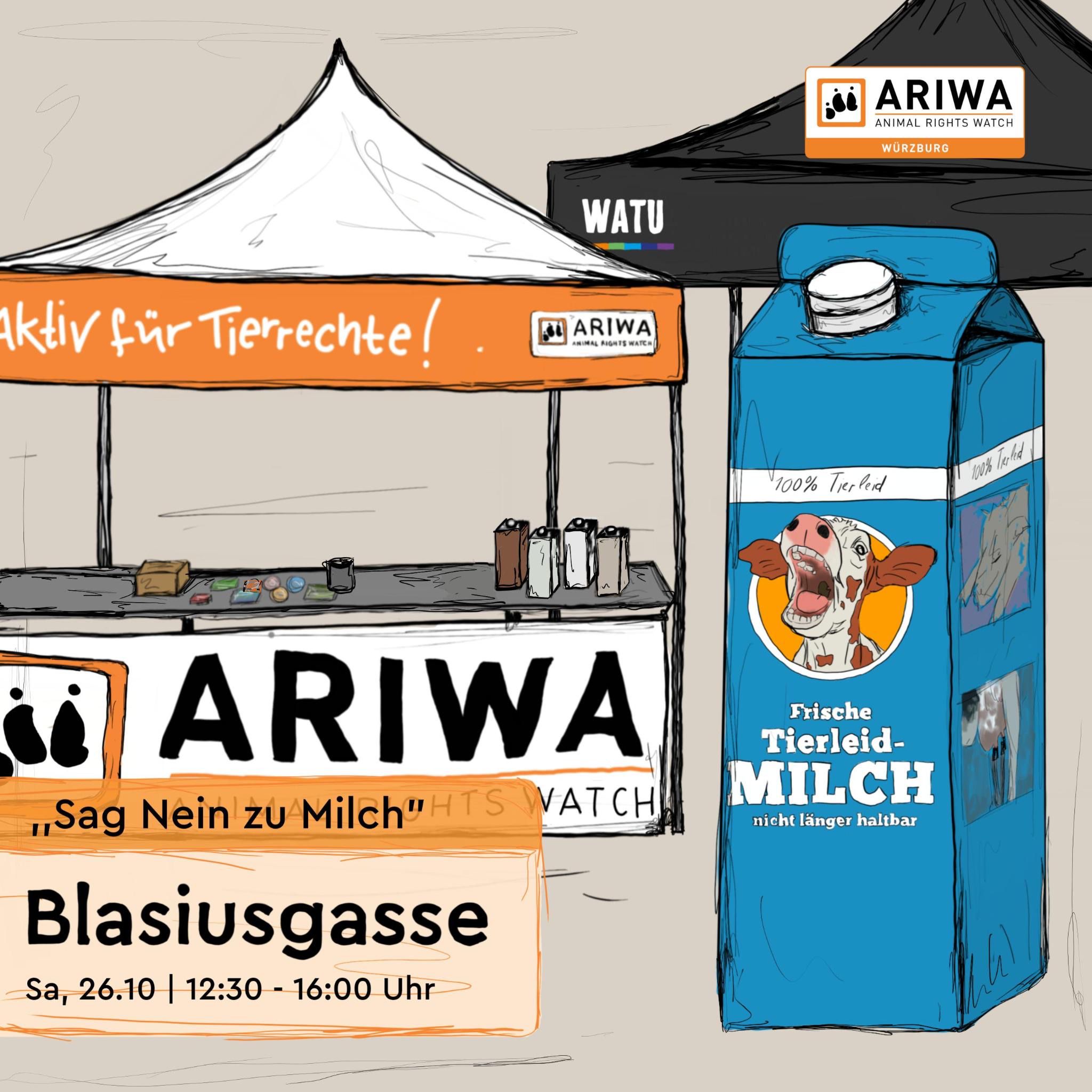 Würzburg | "Sag Nein zur Milch!"
