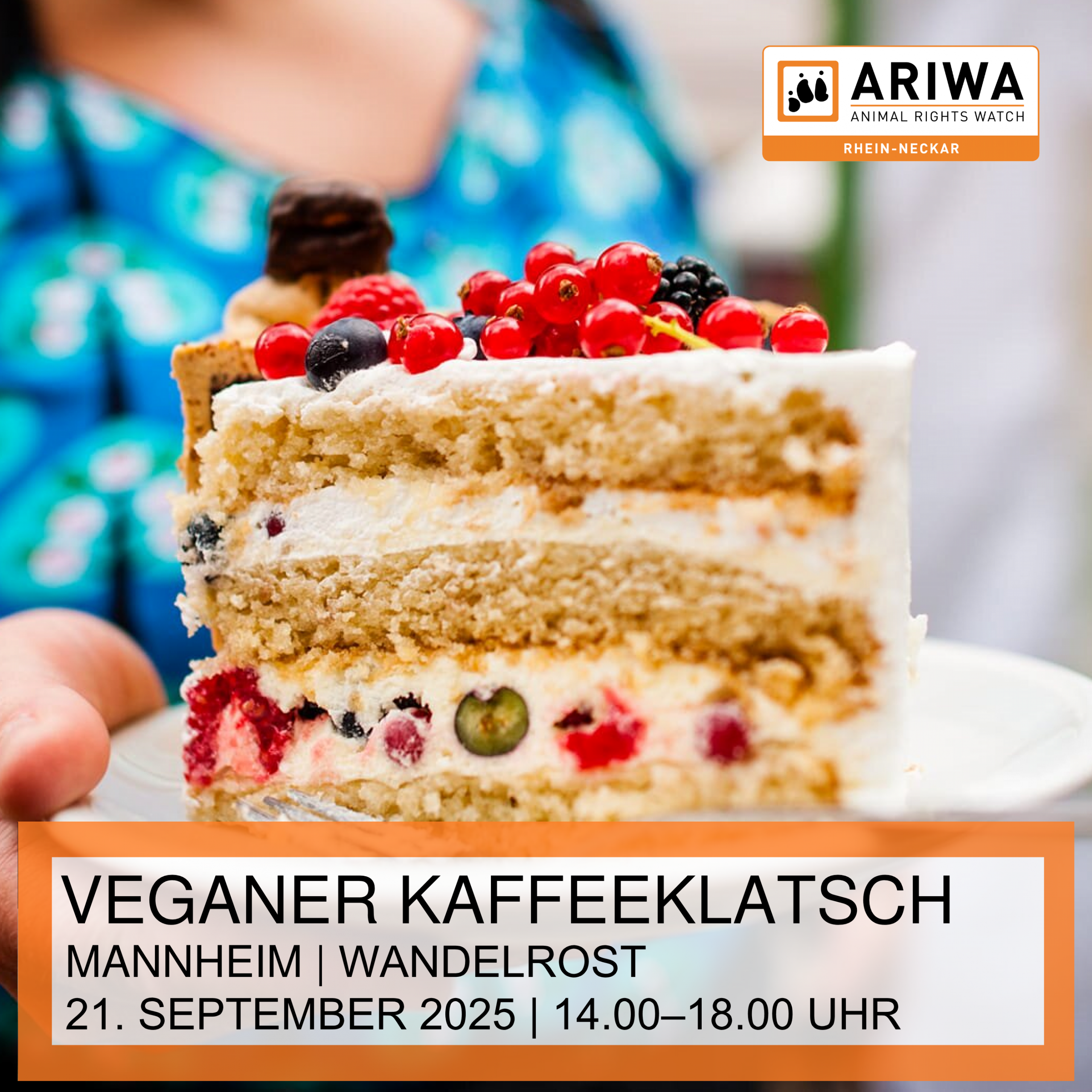 Veganer Kaffeeklatsch