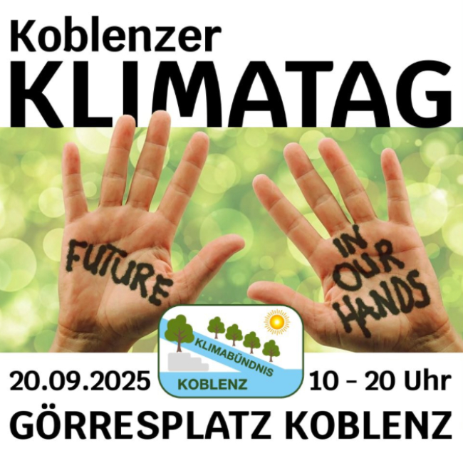 Koblenzer Klimatag mit ARIWA Infostand und Vorträgen