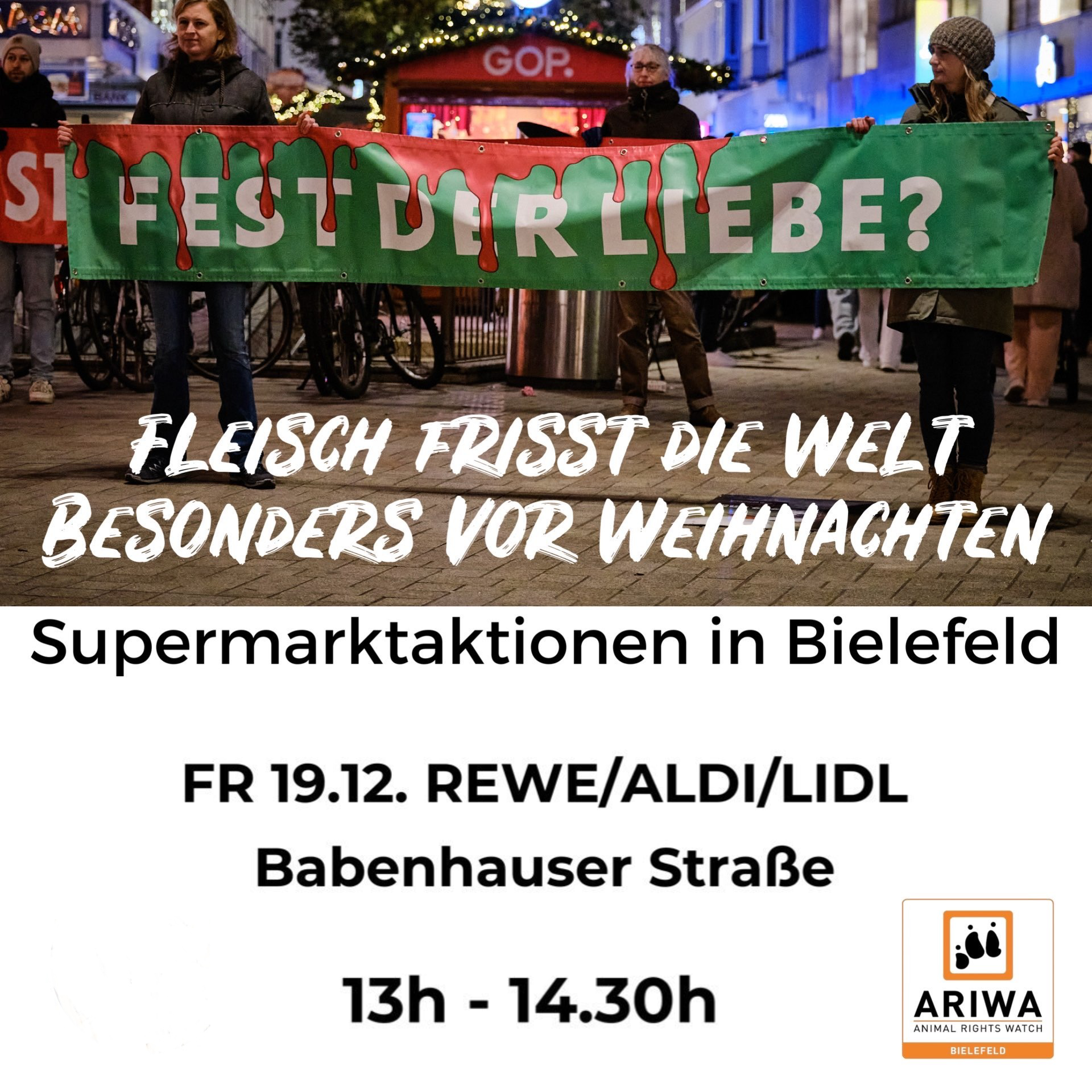 Fleisch frisst die Welt-besonders zu X-MAS