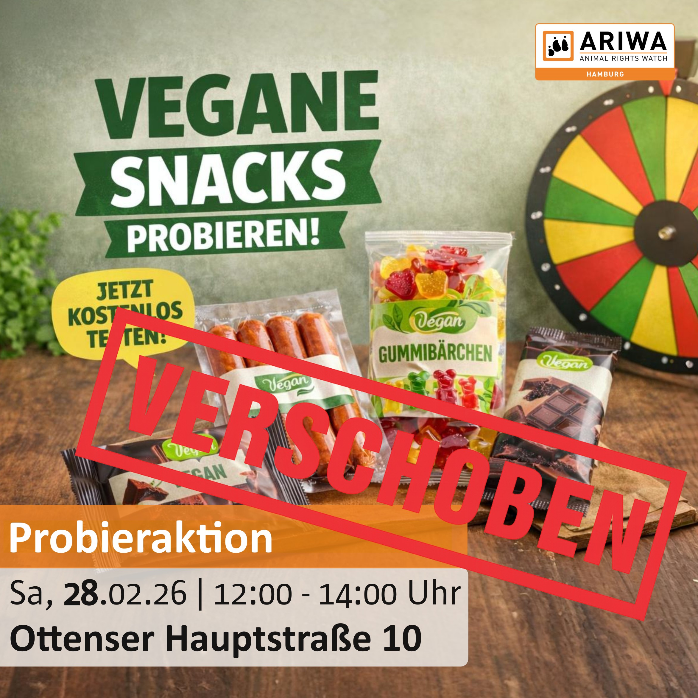 Probieraktion: Vegane Snacks kostenlos probieren
